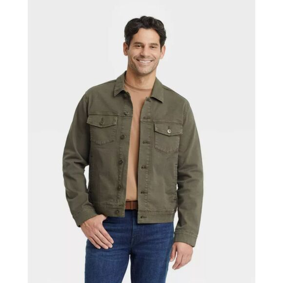 Goodfellow & Co Other - 233 Goodfellow & Co Men's Button Up Tailored Work Shirt Jacket Utility